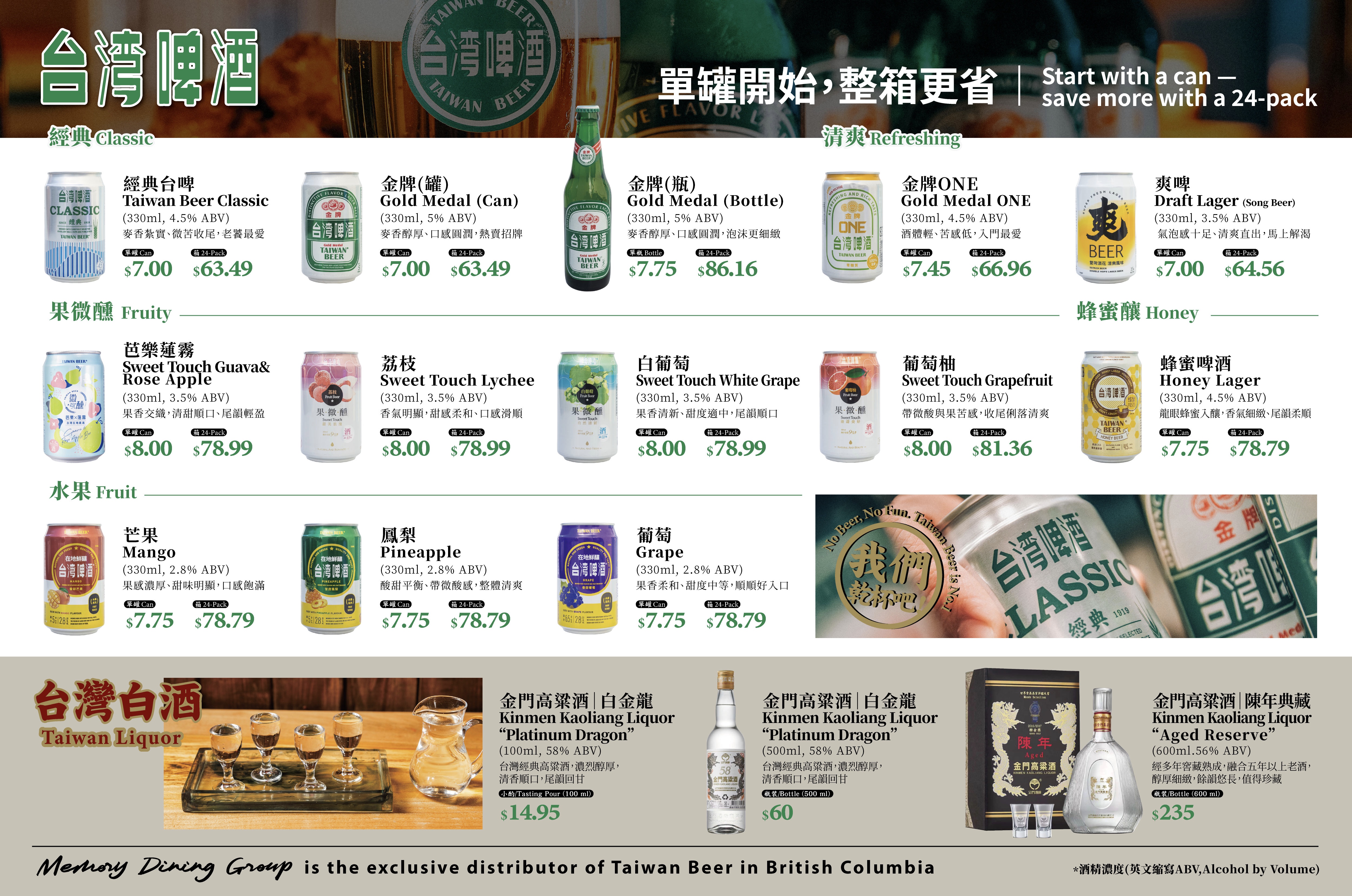Memory Corner (Coquitlam) Menu Page 3