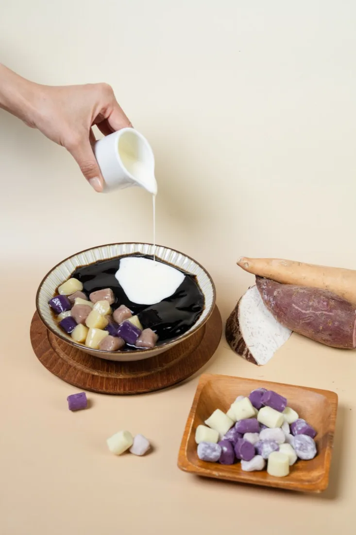 憶點點 Sweet Memory Richmond 燒仙草，淋上香濃配料的台式 grass jelly 甜湯